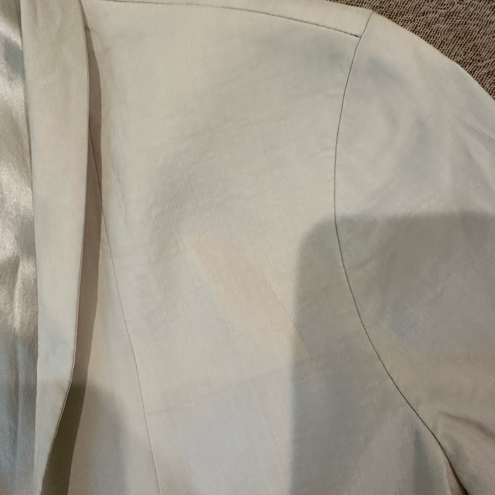 Eileen Fisher Cream Blazer Modern Tailored Design - Picture 7 of 8